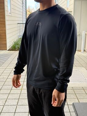 Oakley Black Long Sleeve Performance Shirt